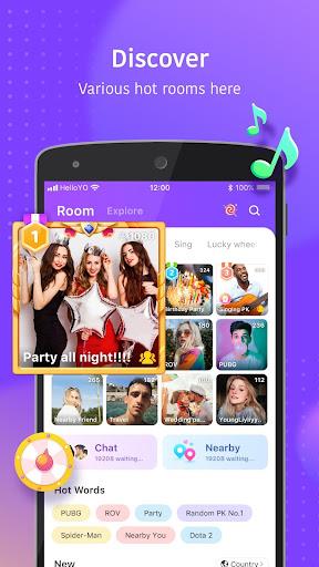 Hello Yo - Group Chat Rooms ภาพหน้าจอ 1