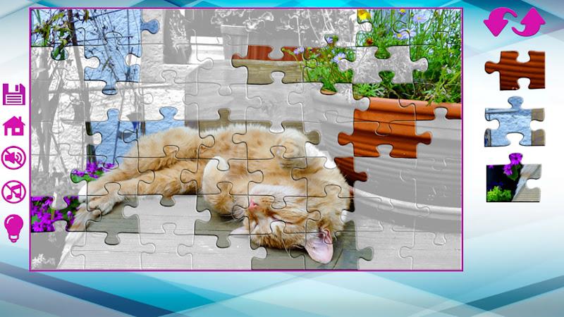 Big puzzles with cats Captura de pantalla 2