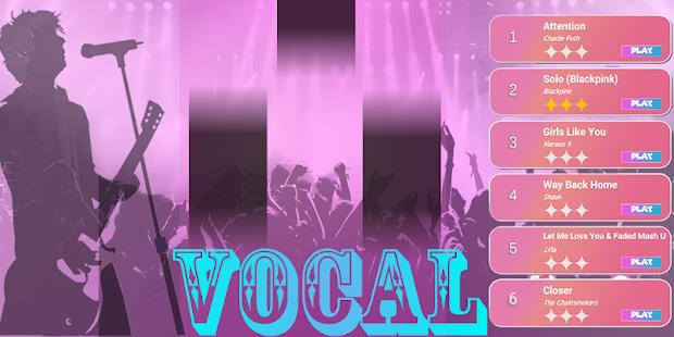 Music Vocal Piano Games Mod ဖန်သားပြင်ဓာတ်ပုံ 0