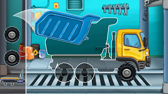 Truck wash train builder game स्क्रीनशॉट 0