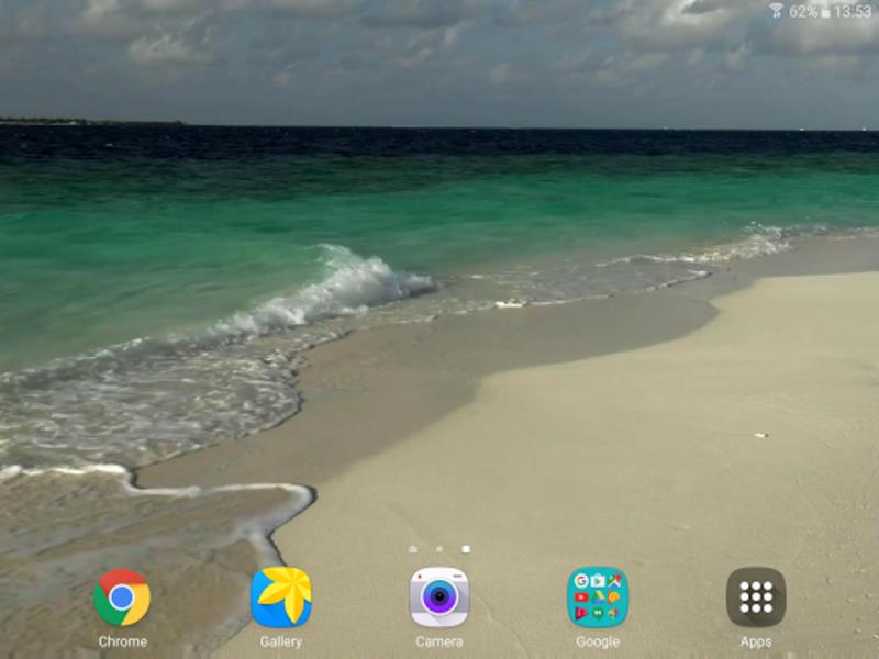 Tropical Beach Live Wallpaper Captura de pantalla 2