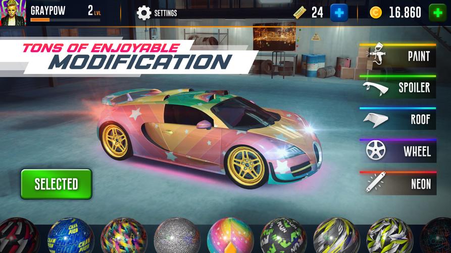 Drag Racing: Underground Racer Captura de pantalla 3