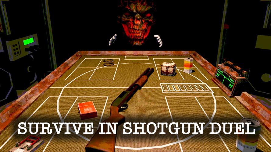 Roulette Horror: Shotgun Duel Ảnh chụp màn hình 0