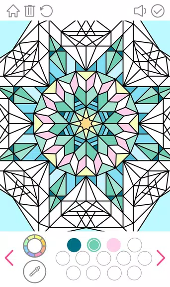Mandala Color Game Antistress Captura de tela 3