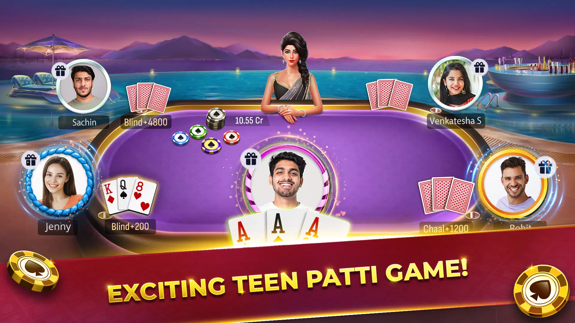 Teen Patti King® -3 Patti Card Скриншот 2