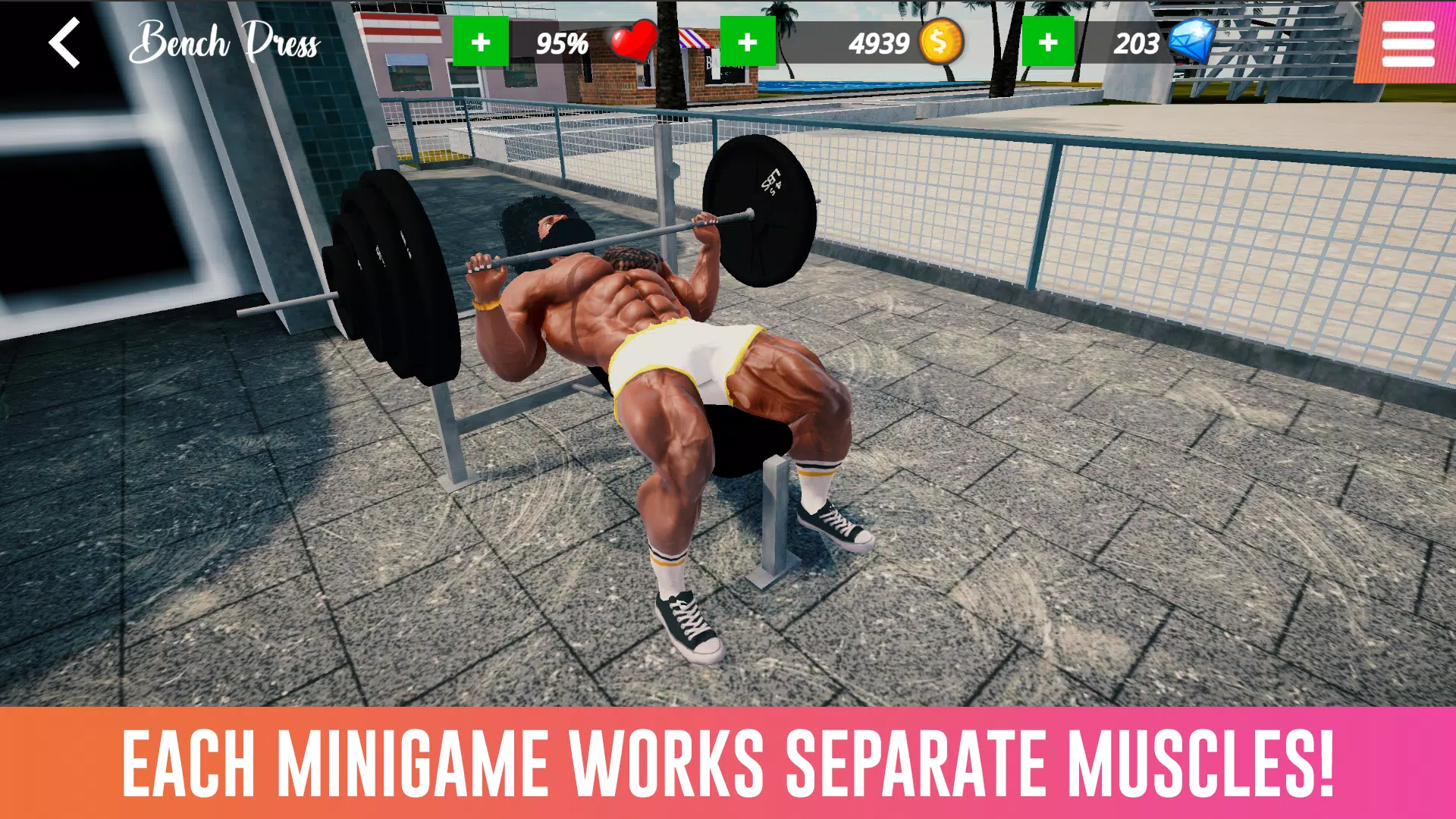 Iron Muscle IV - GYM simulator Screenshot 2