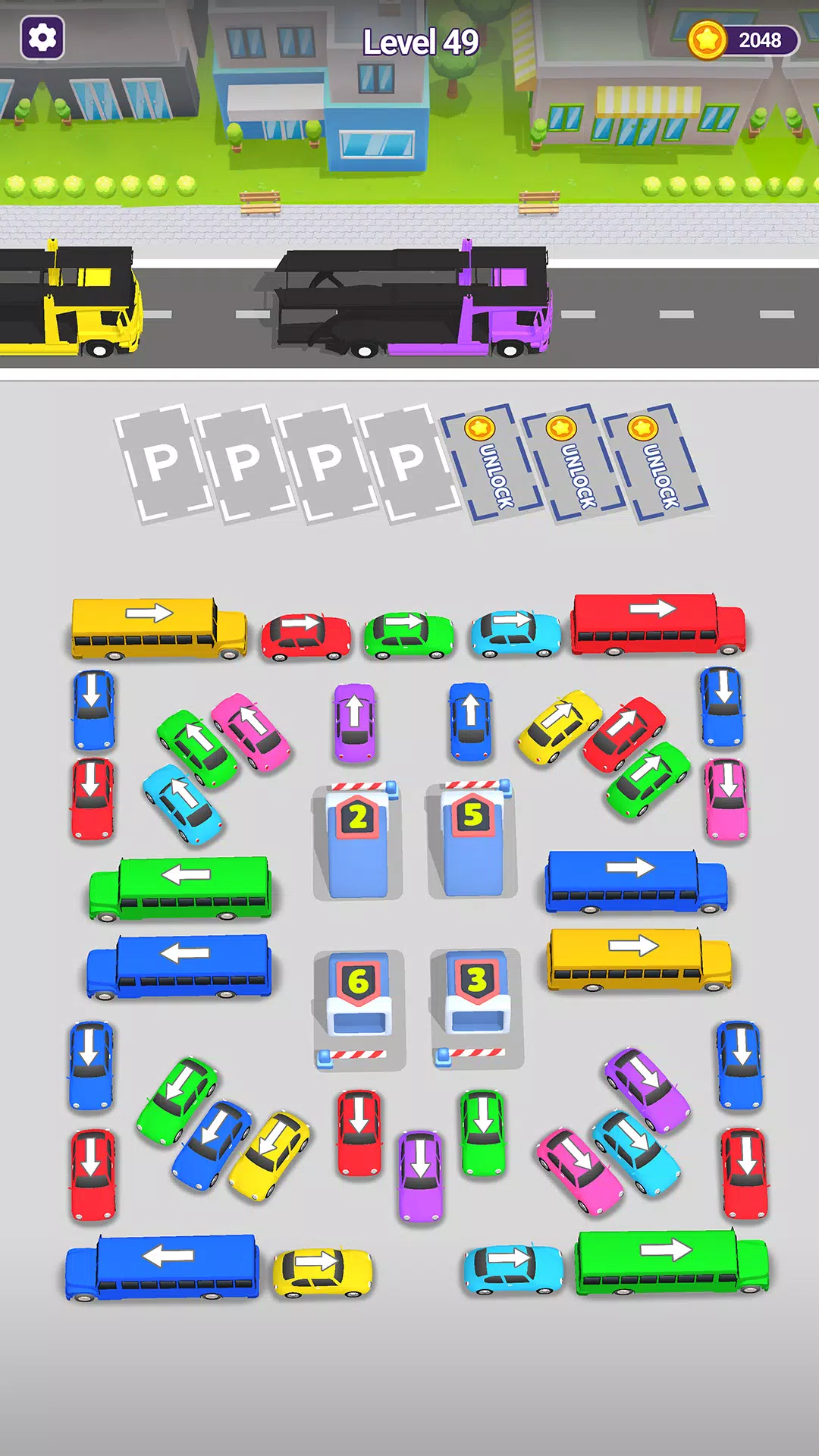 Mini Car Jam: Parking Puzzle Скриншот 0