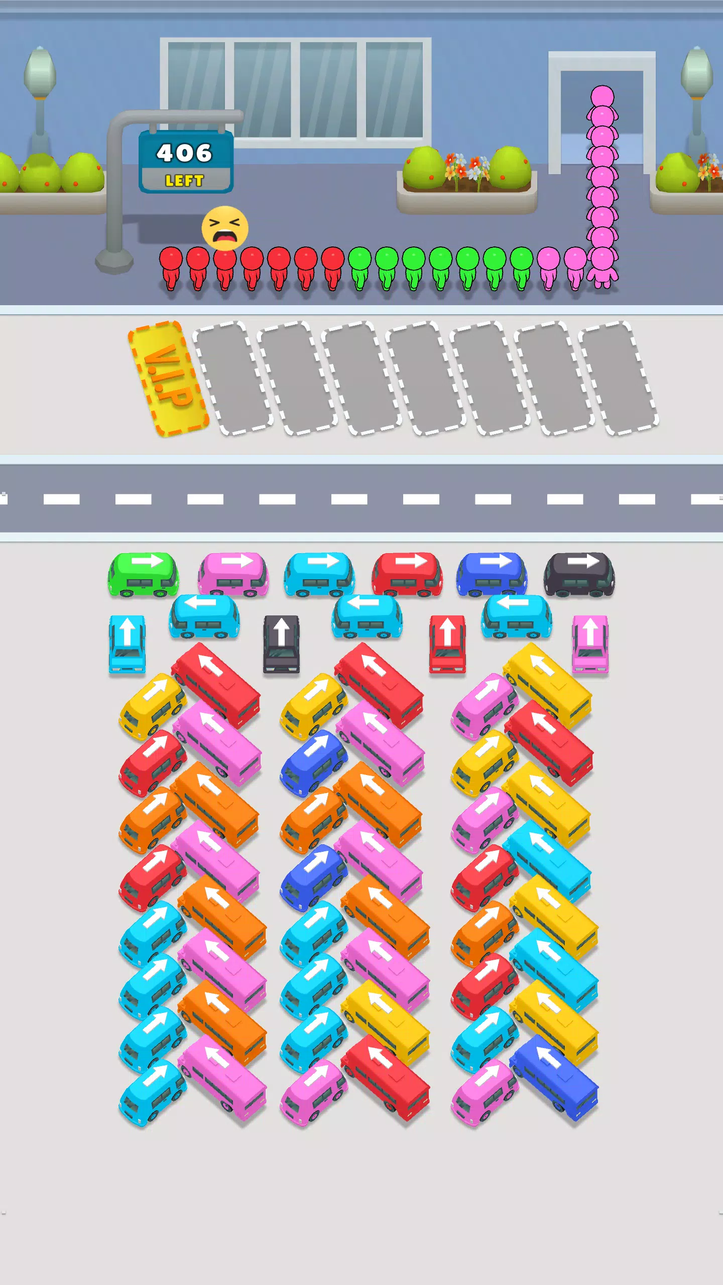 Bus Match Puzzle: Bus Shuffle Screenshot 1