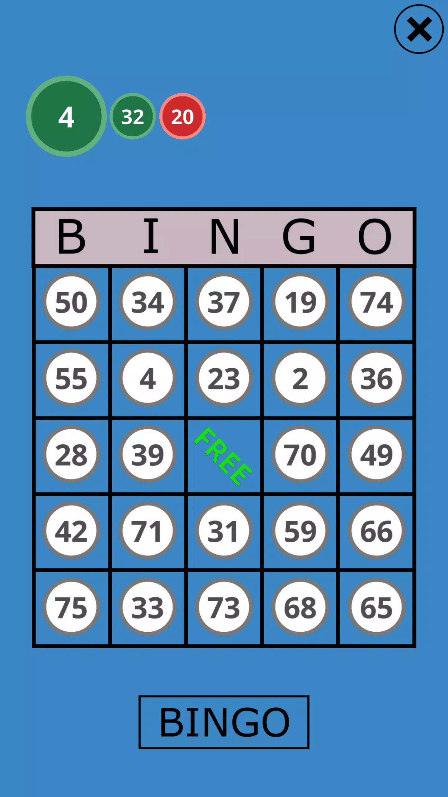 Classic Bingo Touch Ảnh chụp màn hình 0