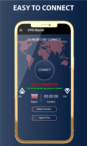 VPN Proxy Master Safe & secure Zrzut ekranu 1