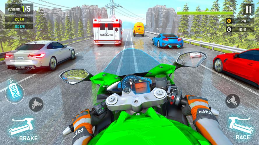 Moto Traffic Bike Race Game 3d Скриншот 3