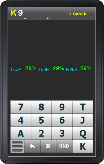 Rocker Poker Calculator II Free 스크린샷 1