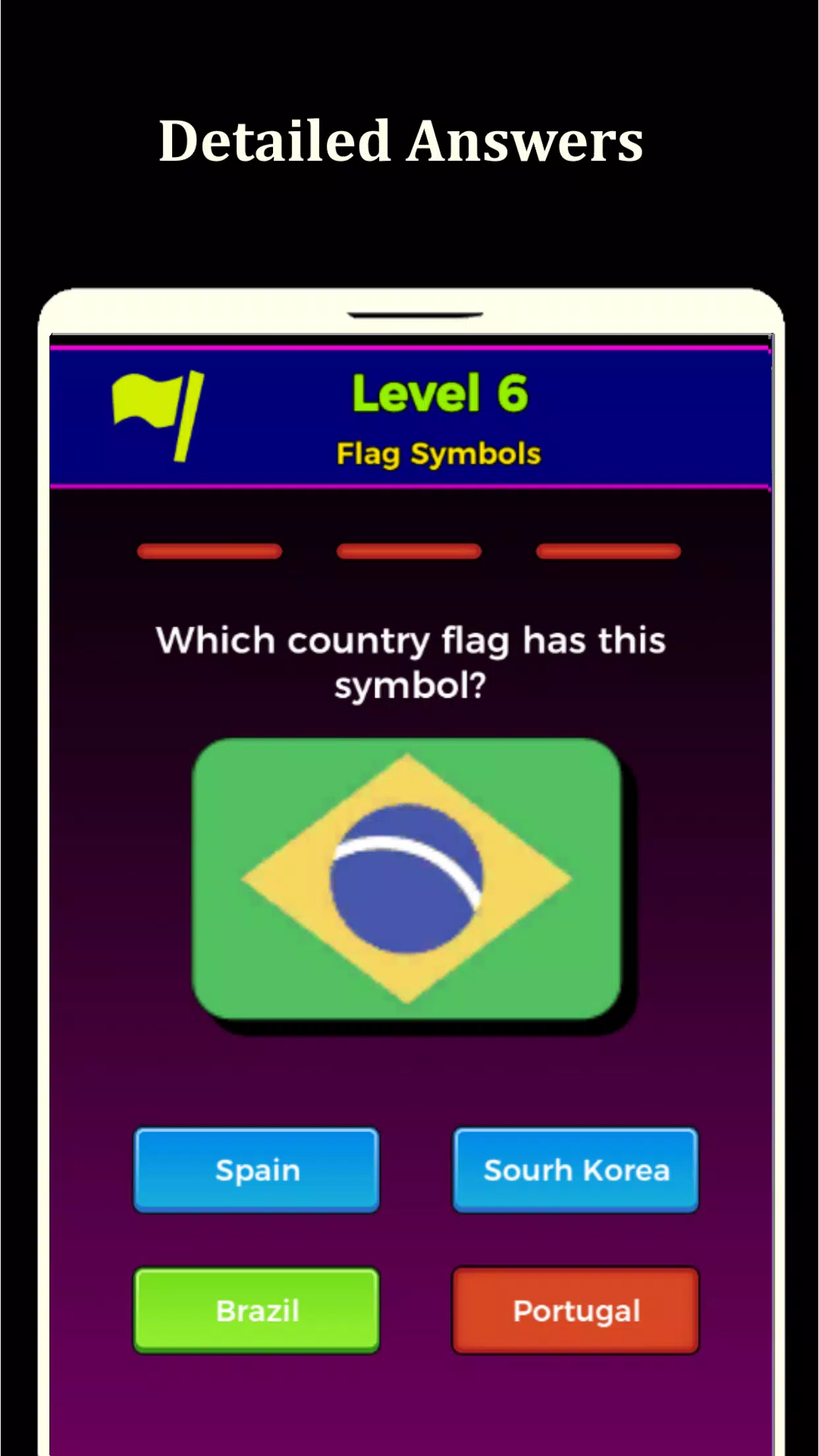 World Flags Quiz Game Скриншот 3