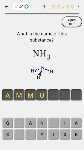 Chemical Substances: Chem-Quiz Screenshot 1