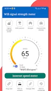 WiFi analyzer, WiFi speedmeter ဖန်သားပြင်ဓာတ်ပုံ 1