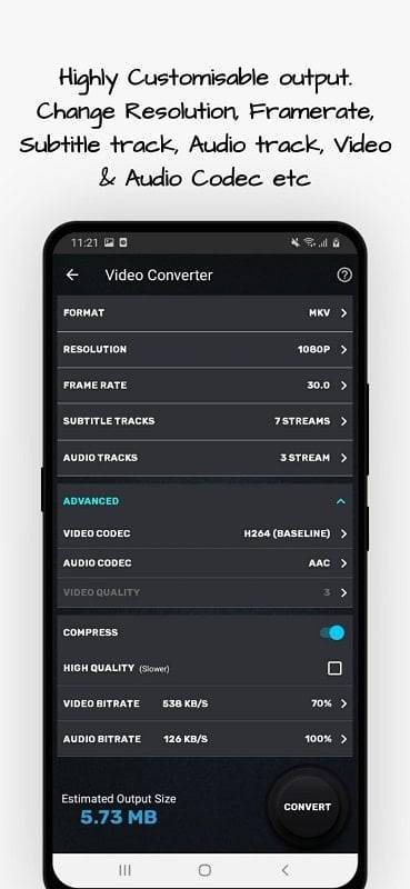 Video Converter, Compressor ภาพหน้าจอ 0