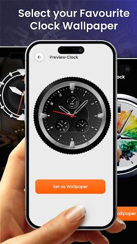 Analog Clock Wallpaper：3DClock স্ক্রিনশট 2