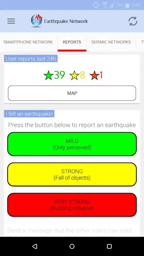 Earthquake Network PRO 스크린샷 3