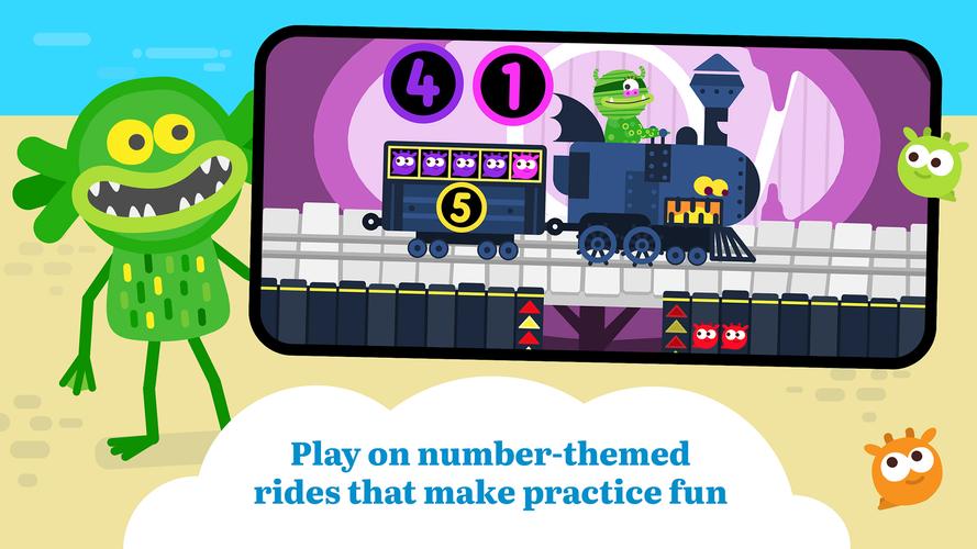 Teach Monster Number Skills Screenshot 0