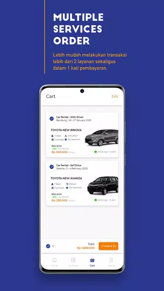 TRACtoGo: Rental Mobil & Bus應用截圖第1張