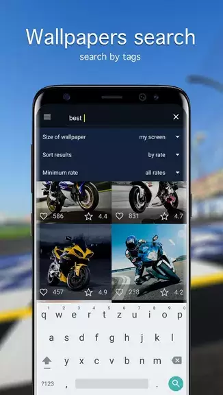 Sports Bike Wallpapers 4K 스크린샷 1