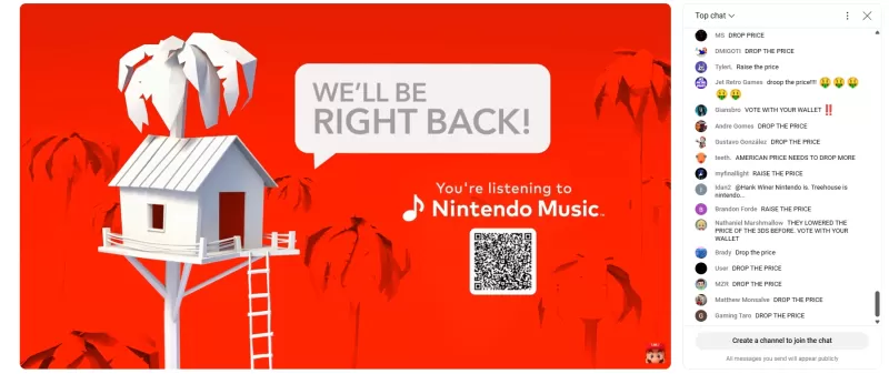 Nintendo Switch 2 Livestream inondé de cris 