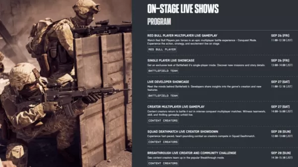 Battlefield 6 : Démo en direct du mode solo au Tokyo Game Show 2025 | Tout ce que nous savons