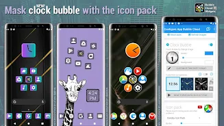 Bubble Cloud Widgets + Folders Capture d'écran 2