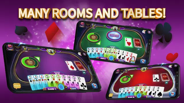 Gin Rummy Elite: Online Game ဖန်သားပြင်ဓာတ်ပုံ 2