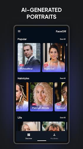 FaceOff: AI Headshot, FaceSwap Zrzut ekranu 0