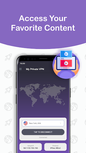 My Private VPN ဖန်သားပြင်ဓာတ်ပုံ 0