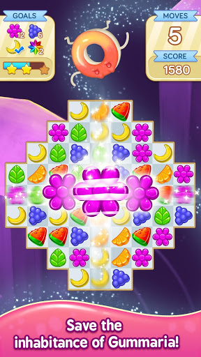 Gummy Gush: Match 3 Puzzle Ảnh chụp màn hình 0