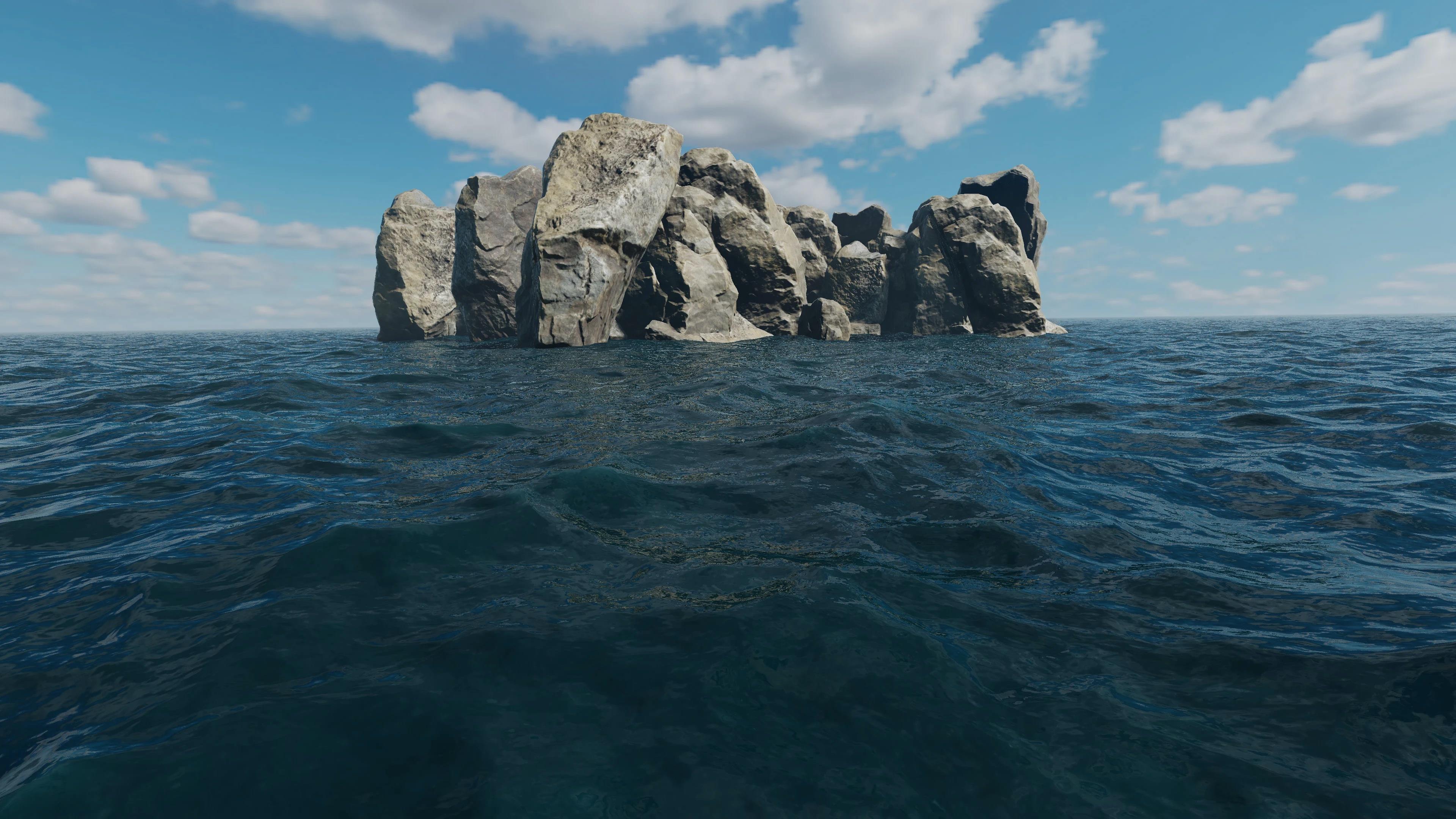 Seascape Benchmark - GPU test ภาพหน้าจอ 0