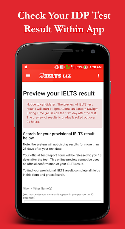 IELTS Liz Captura de pantalla 0