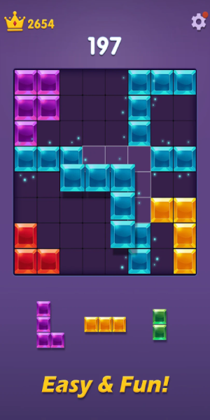 Blocks Puzzle: Gem Blast Tangkapan skrin 2