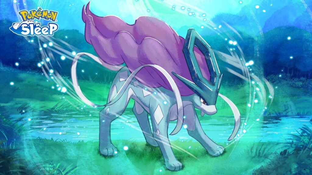 Get Your Rest, Suicune's Here in Pokémon Sleep!