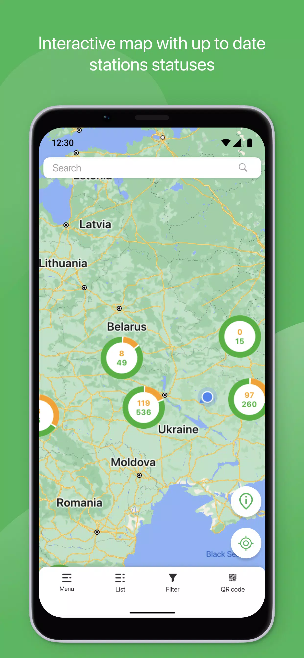 Schermata AE Charge Point 2