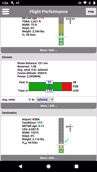 PA28 Performance Tangkapan skrin 1