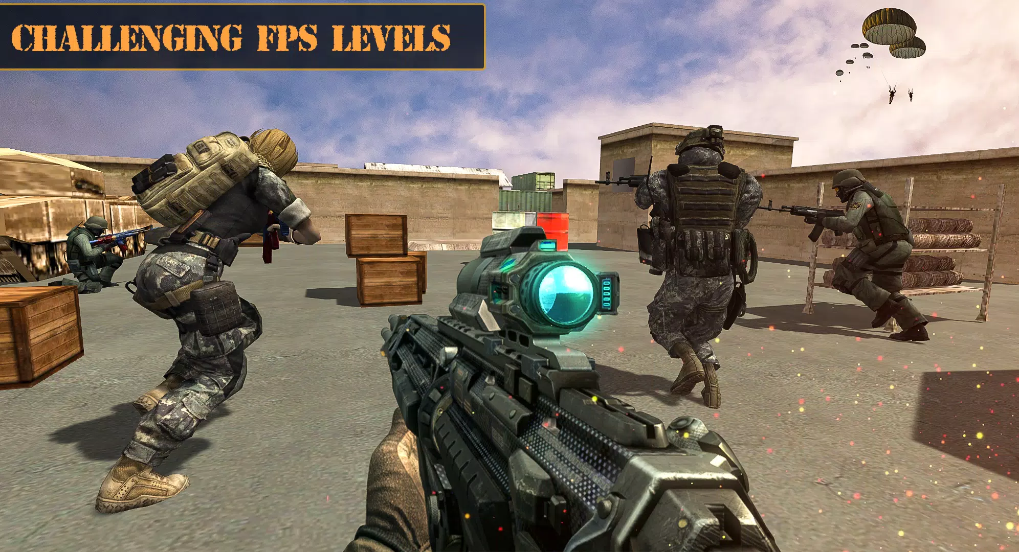 FPS Shooting Strike Game Ekran Görüntüsü 1