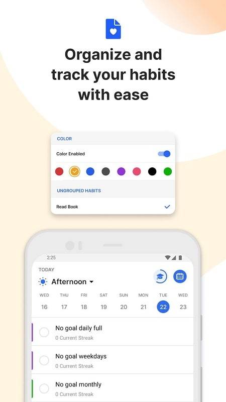 Habitify: Daily Habit Tracker Captura de pantalla 2