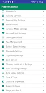 Hidden Settings স্ক্রিনশট 0