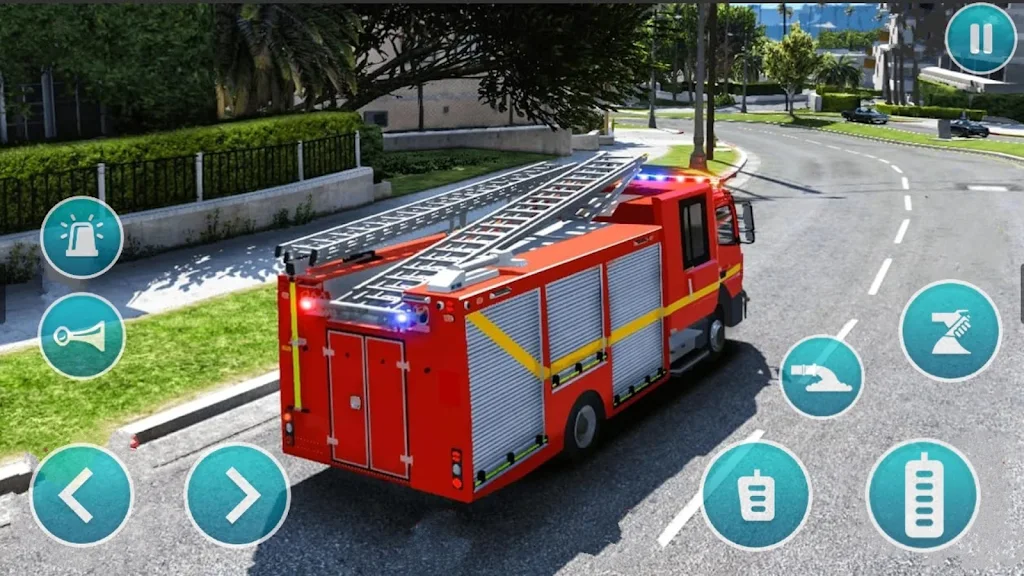 Emergency Police Fire Truck 3d Ekran Görüntüsü 2