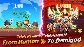 Demigod Idle: Rise of a legend Ảnh chụp màn hình 1