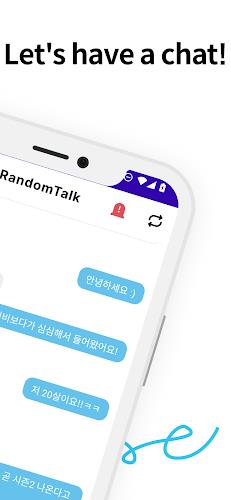 RandomTalk - Random Chat 스크린샷 0