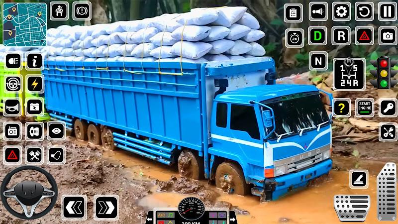 Offroad Mud Truck Driving Game ภาพหน้าจอ 2