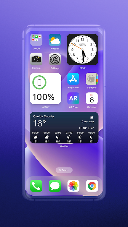 Widgets: ios 17 theme ဖန်သားပြင်ဓာတ်ပုံ 0