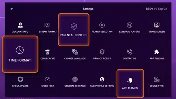 IPTV Smart Purple Player ဖန်သားပြင်ဓာတ်ပုံ 0