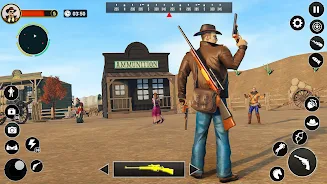 West Cowboy: Shooting Games Ekran Görüntüsü 1