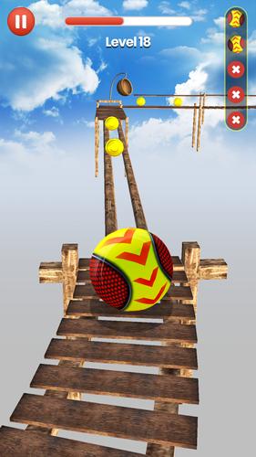 Rolling Sky: Balance Ball Game Capture d'écran 0