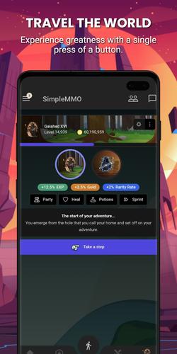 SimpleMMO (MMORPG - PVP - RPG) スクリーンショット 0